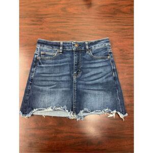 American Eagle Next Level Stretch Hi-Rise Denim Mini Skirt Size 4